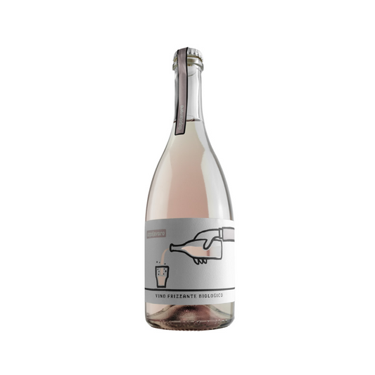 Dopolavoro Frizzante Rosata. Tør perlende rosé med bobler og attitude (0,75 l)