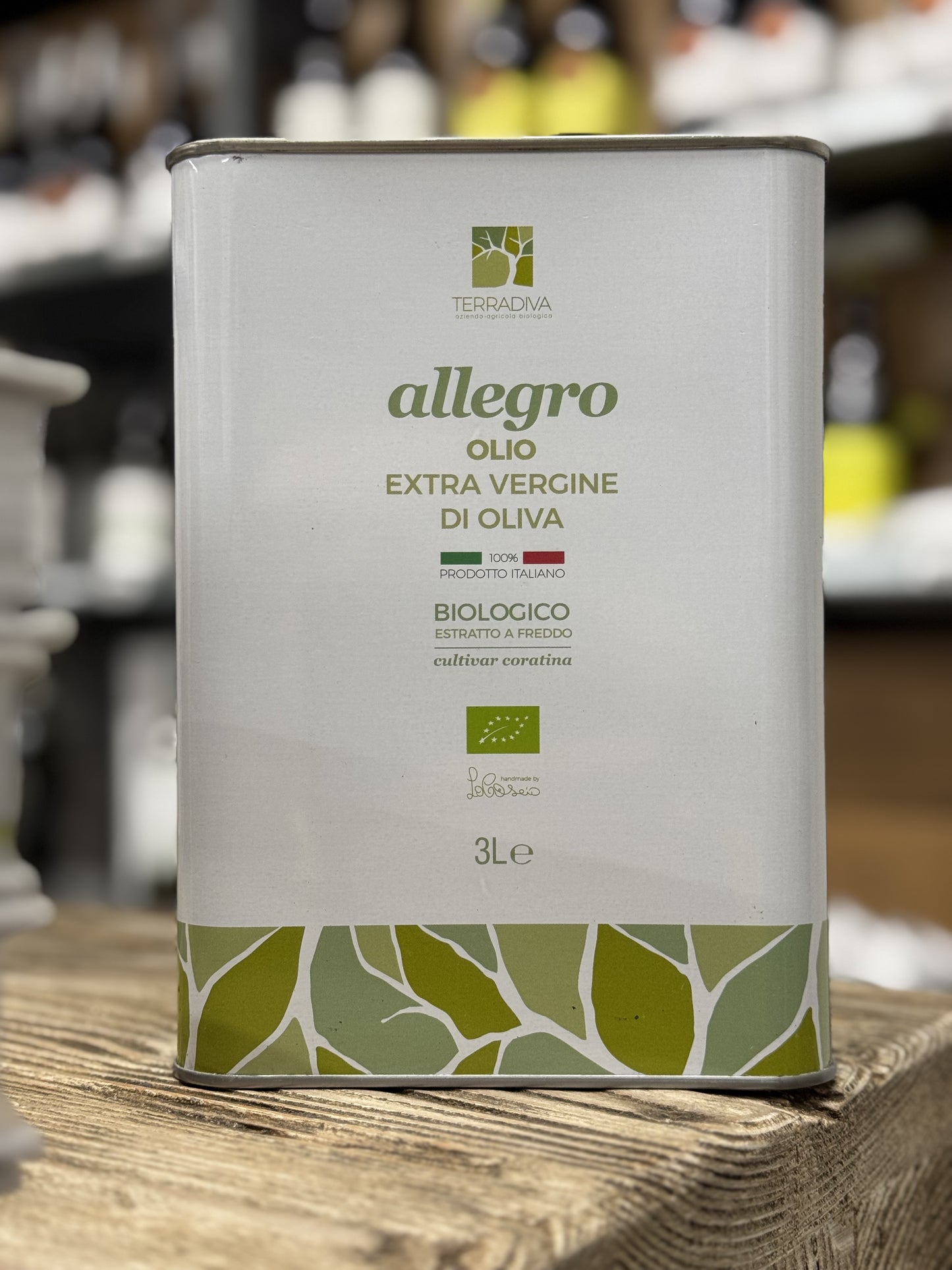 Allegro Økologisk ekstra jomfruolivenolie 3 L
