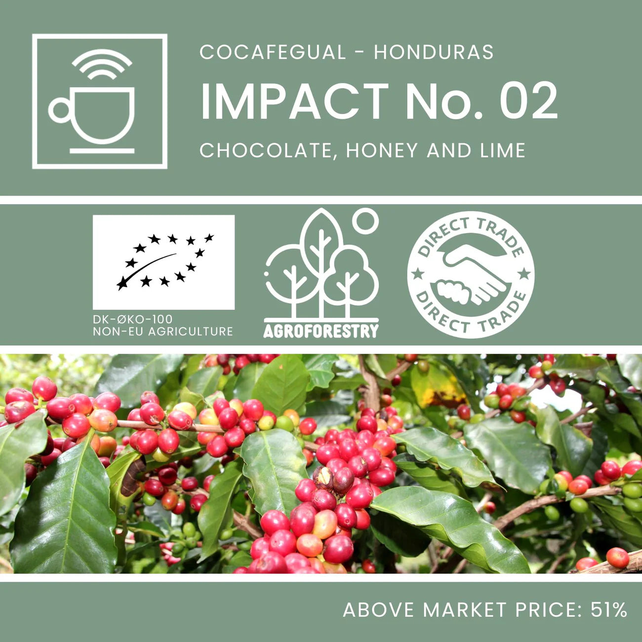 IMPACT No. 02 - Økologisk kaffe fra Honduras