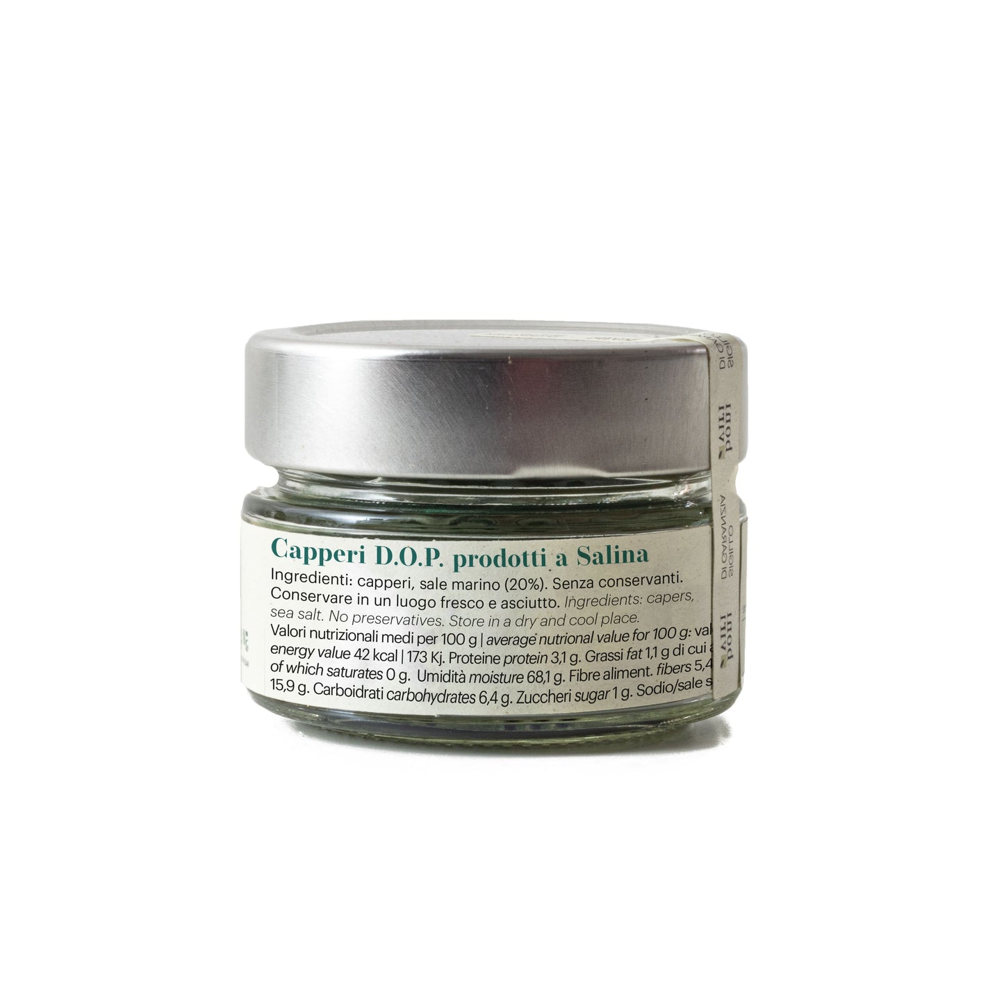Saltede kapers D.O.P. fra Salina – 70 g