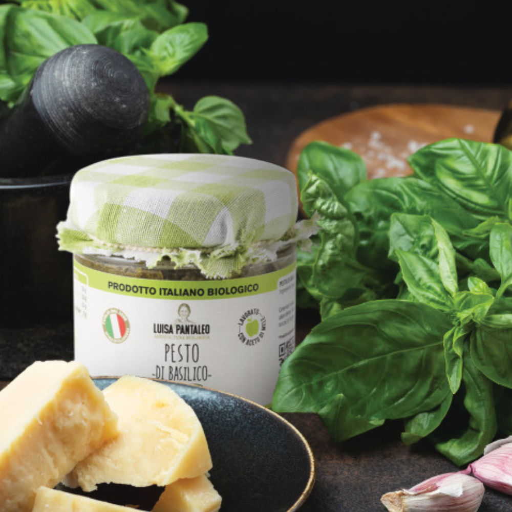 Økologisk Basilikum Pesto, fra Italien