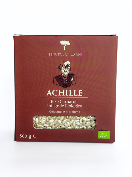 Achille, økologiske fuldkorns Carnaroli risottoris
