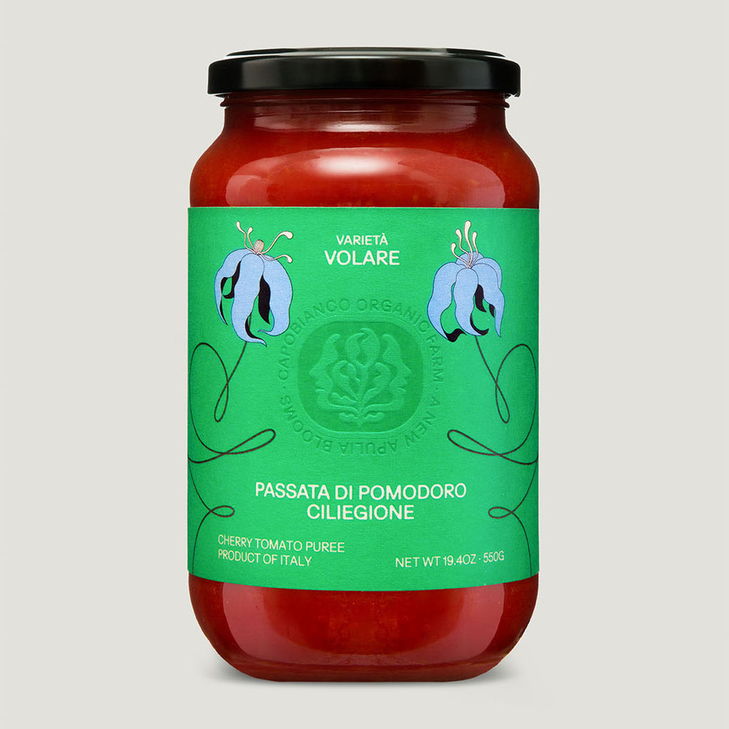 Passata af cherrytomater Volare 550g – Capobianco Farm