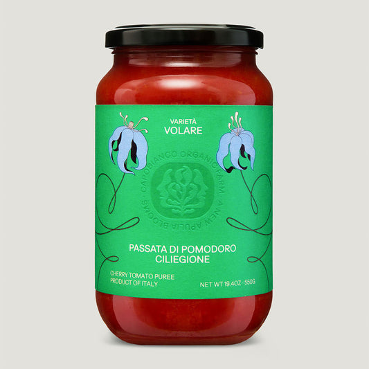 Passata af cherrytomater Volare 550g – Capobianco Farm
