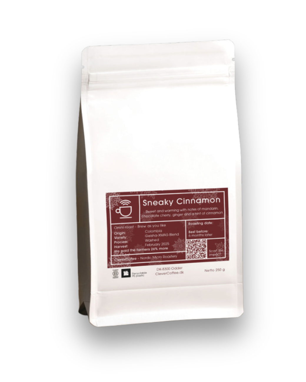 250 g Sneaky Cinnamon - Colombia Julekaffe