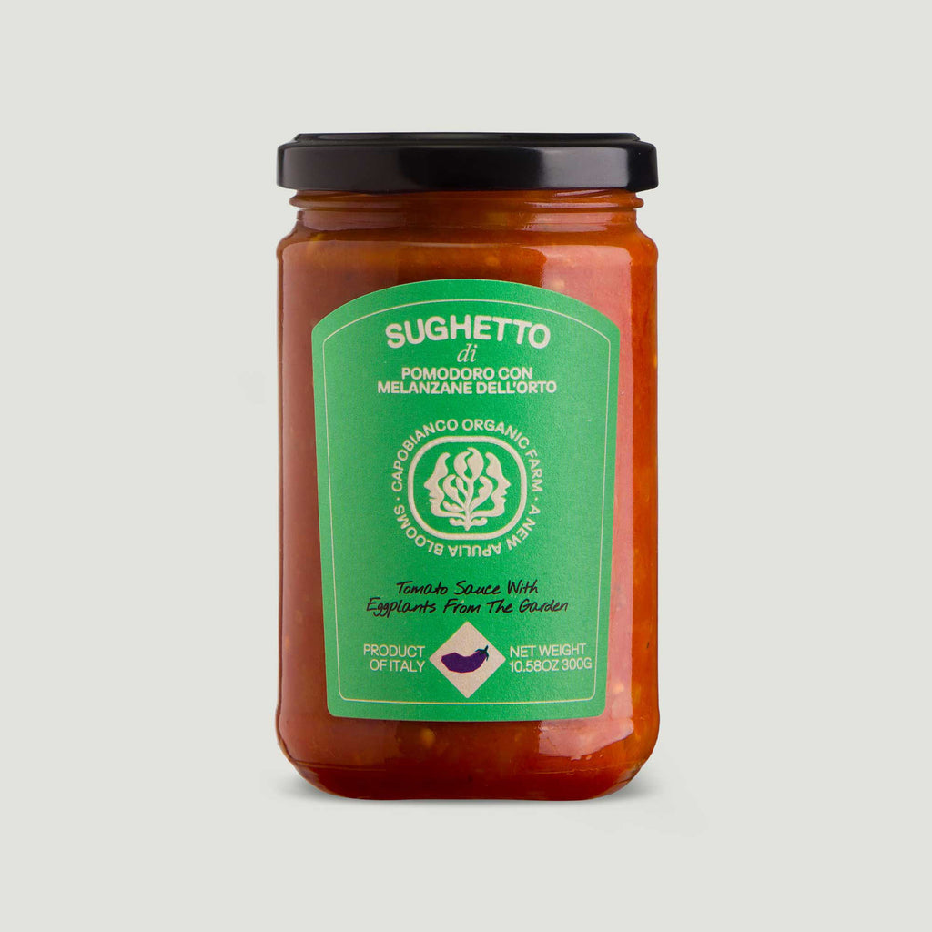 Tomatsauce med aubergine 300g