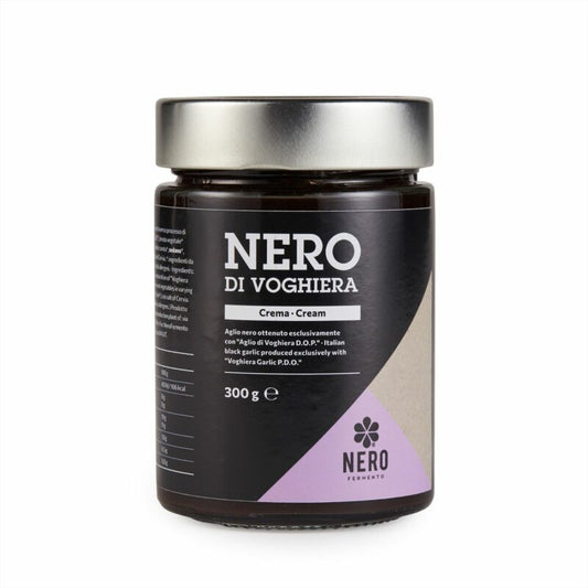 Nero di Voghiera, Sort hvidløgs-creme – fyldig smag fra Voghiera D.O.P. 300 g