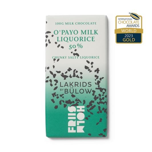 O'Payo Milk Liquorice 50 %, 100 g.