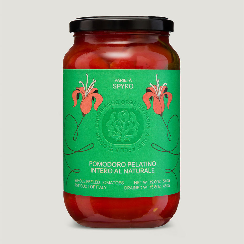 Flåede tomater Spyro 540g – Capobianco Farm