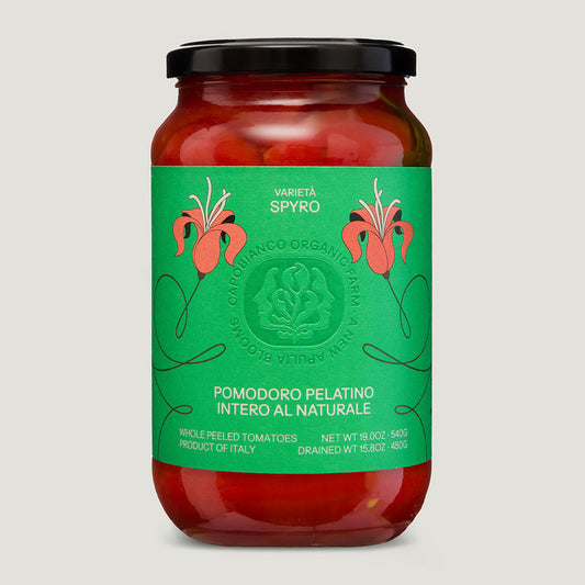 Flåede tomater Spyro 540g – Capobianco Farm