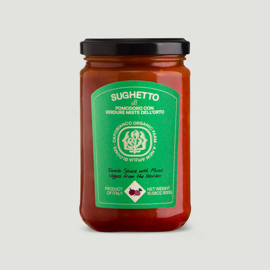 Tomatsauce med blandede grøntsager 300g