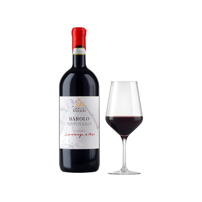 2018 Barolo Serralunga Magnum i trææske